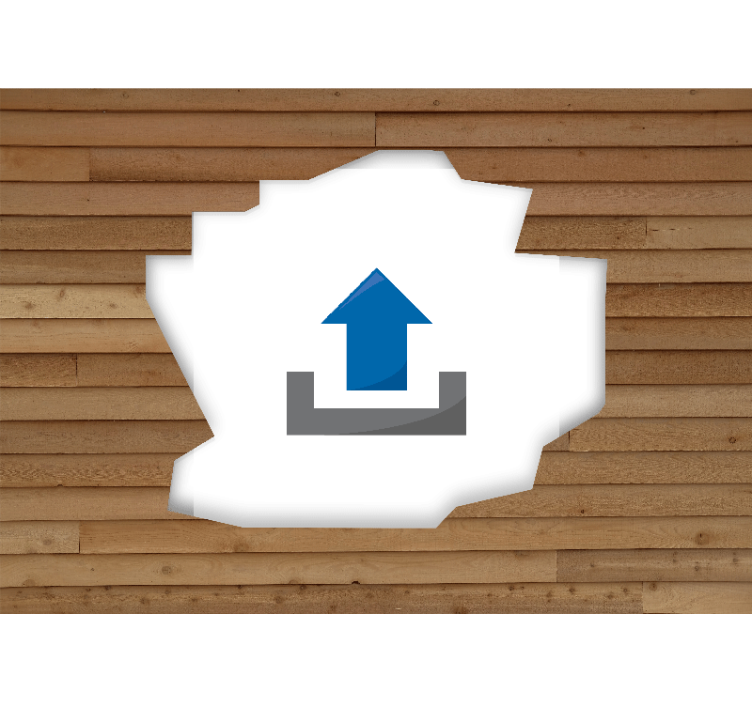 Fotomural personalizable Pared rota madera 3d con foto - TenVinilo