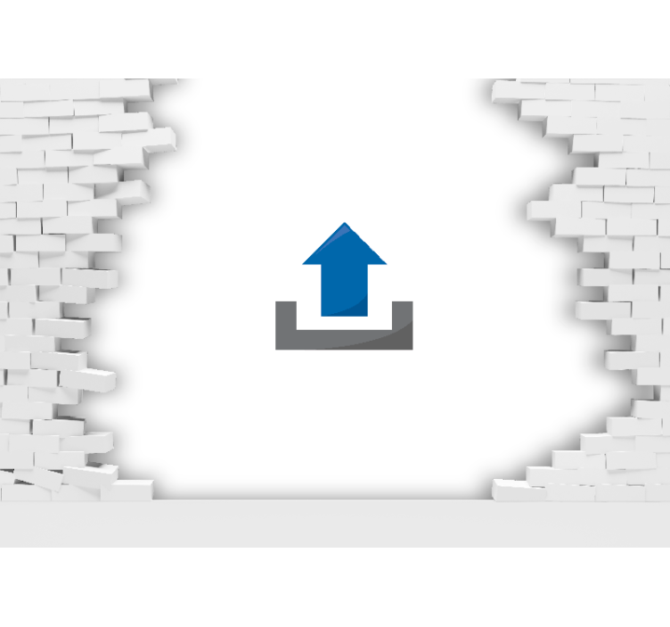 Mural de animales oso polar bajo el agua - TenVinilo