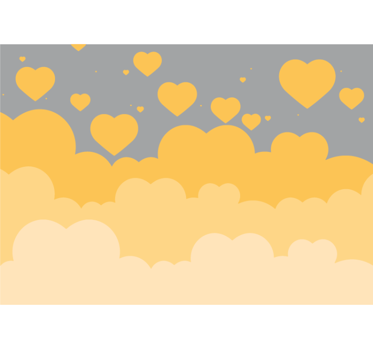 Fotomural de amor Fiesta pantone amor - TenVinilo