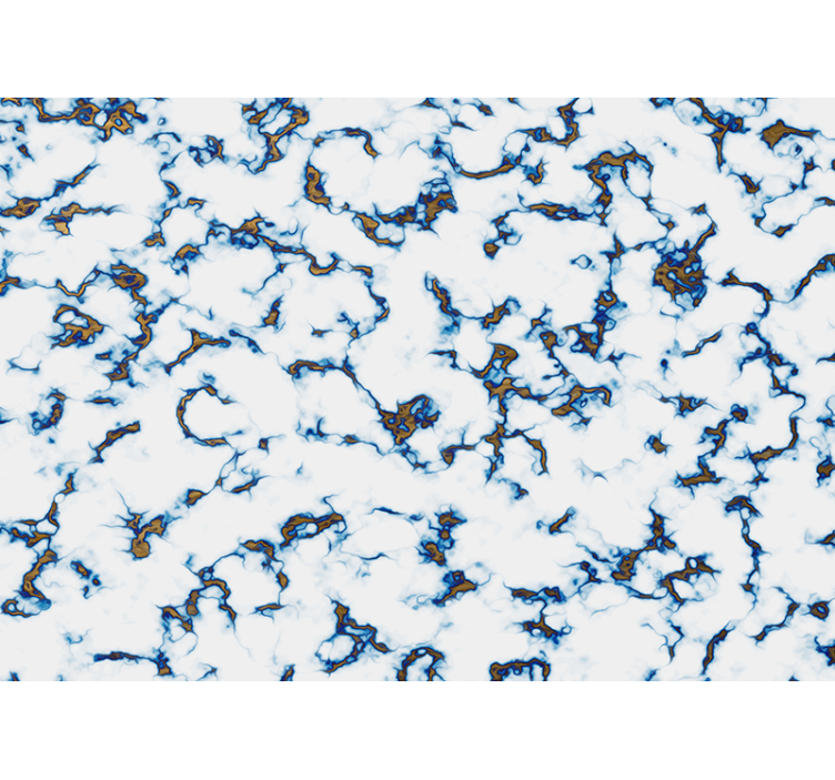 Fotomural habitación matrimonio Oro mineral azul oscuro - TenVinilo