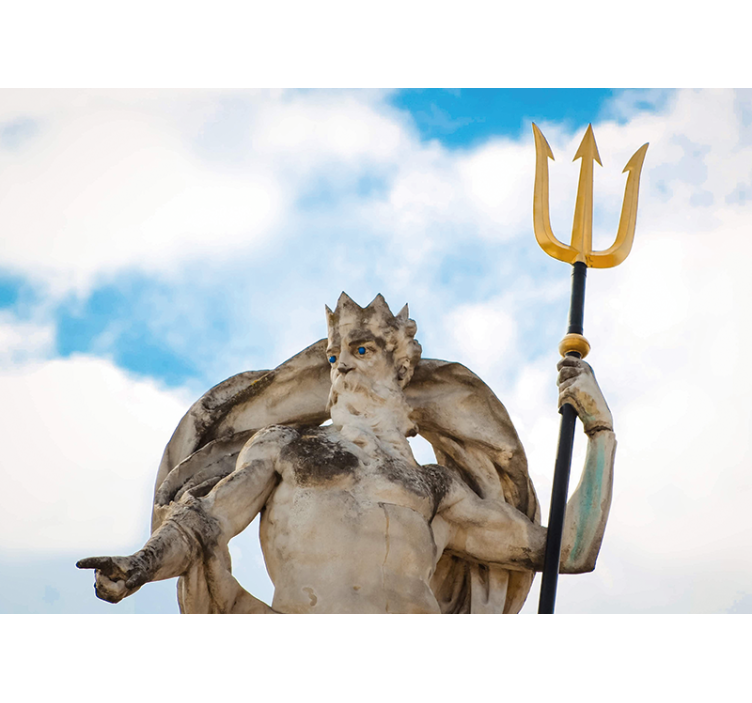 Mural de arte gobernante del océano mítico - TenVinilo