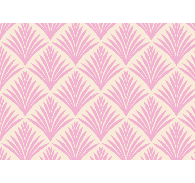 Mural de texturas hojas de palmera estilizadas - TenVinilo