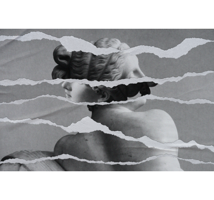 Mural de arte belleza escultórica clásica - TenVinilo