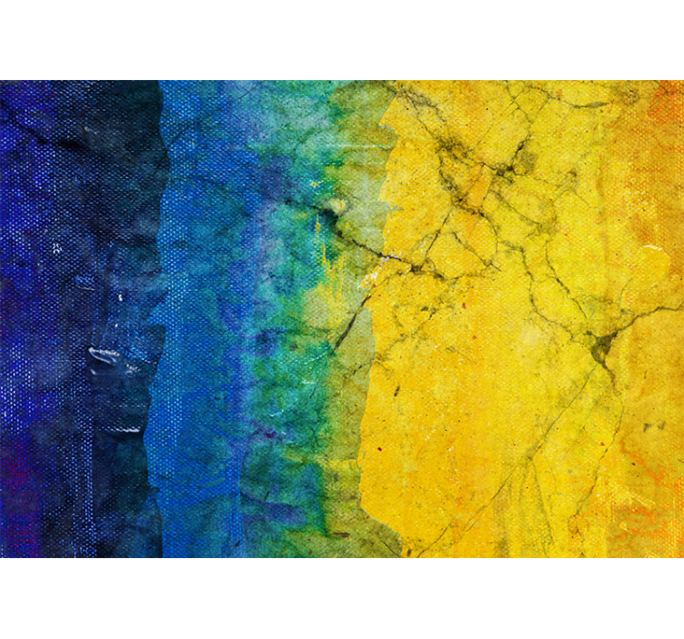 Mural abstracto mezclas de colores vibrantes - TenVinilo