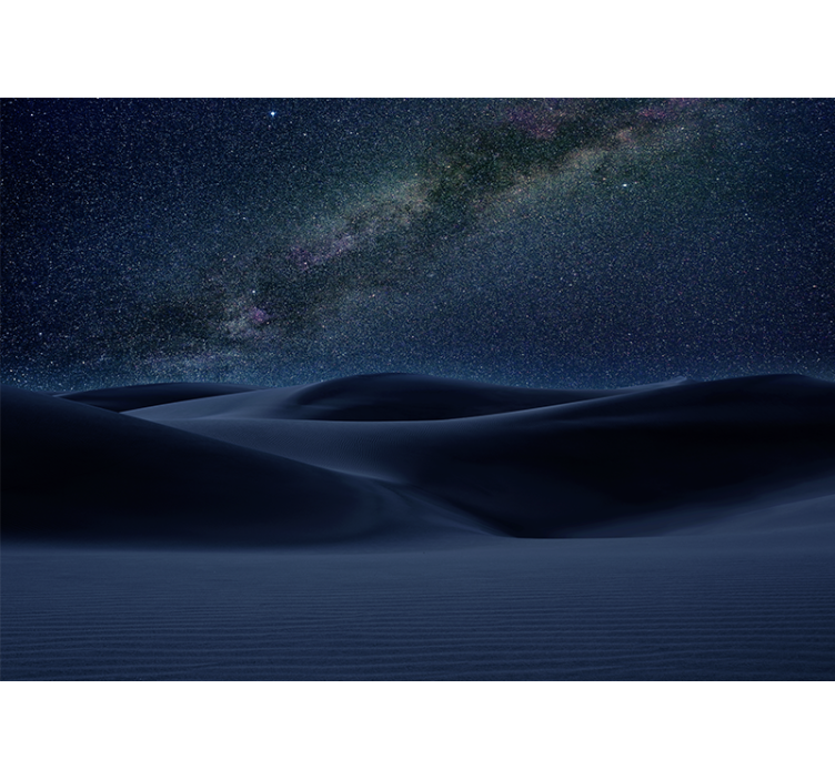 Mural para salón Noche estrellada en el desierto - TenVinilo
