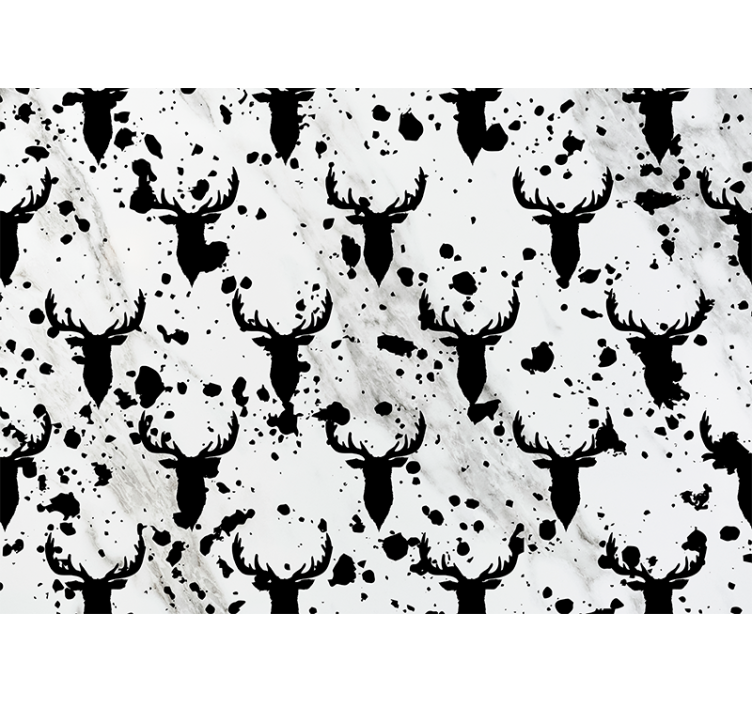 Fotomural animale Ciervo estilo escandinavo - TenVinilo