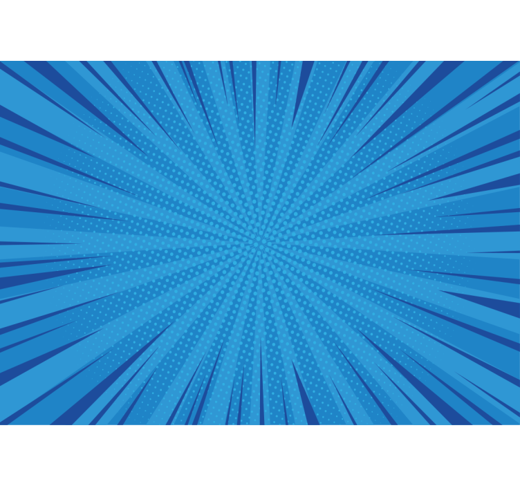 Fotomural retro Fondo de comic pop azul - TenVinilo