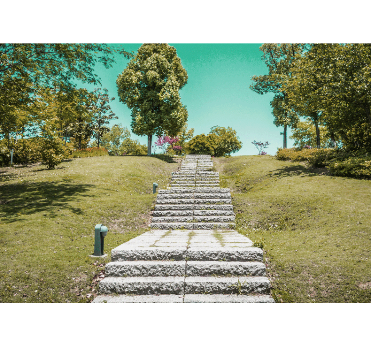 Fotomural habitación matrimonio Pasarela jardín bangkok - TenVinilo