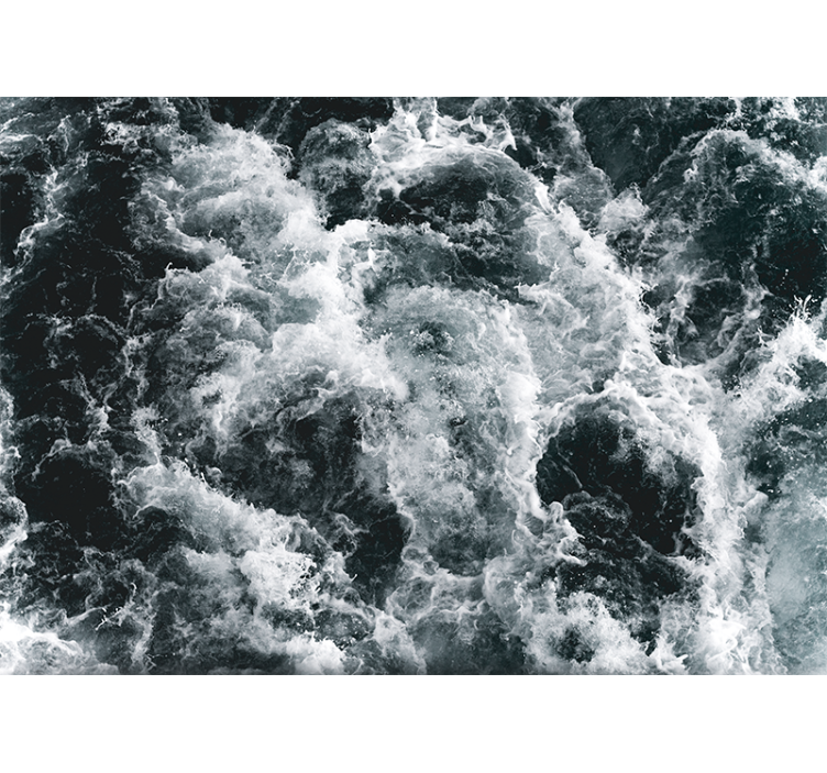 Mural de mar olas del océano embravecidas - TenVinilo