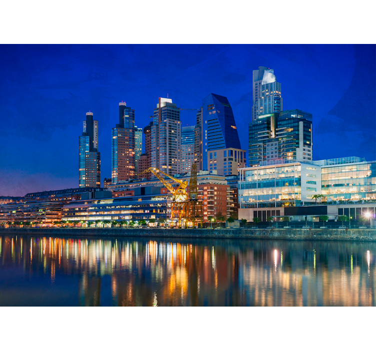 Foto mural ciudad Puerto madero buenos aires - TenVinilo