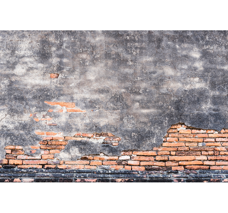 Fotomural imitación ladrillo pared gruesa - TenVinilo