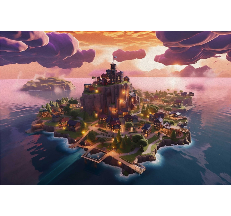 Fotomural juvenil mundo de Aventura de TextoBienvenido a este mun - TenVinilo