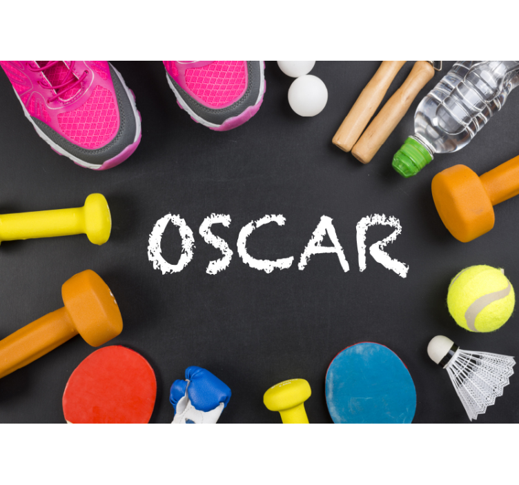 Mural de frases esenciales para el fitness - TenVinilo