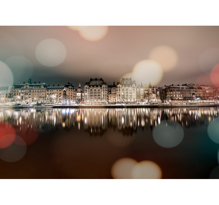 Mural ciudad espejo de la urbe escénica - TenVinilo