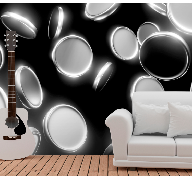 Fotomural 3D Ruleta rusa - TenVinilo