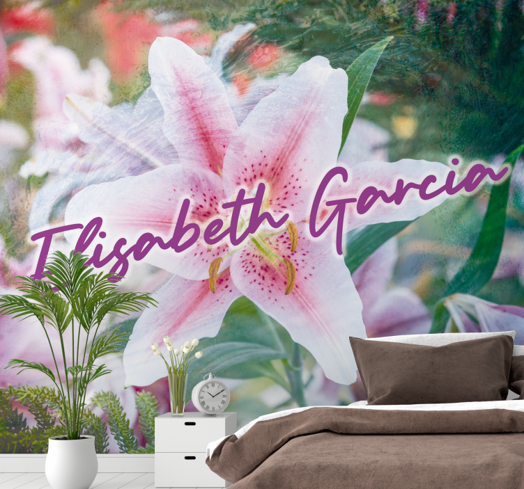 Fotomural lírio Lirios personalizables 3d - TenVinilo