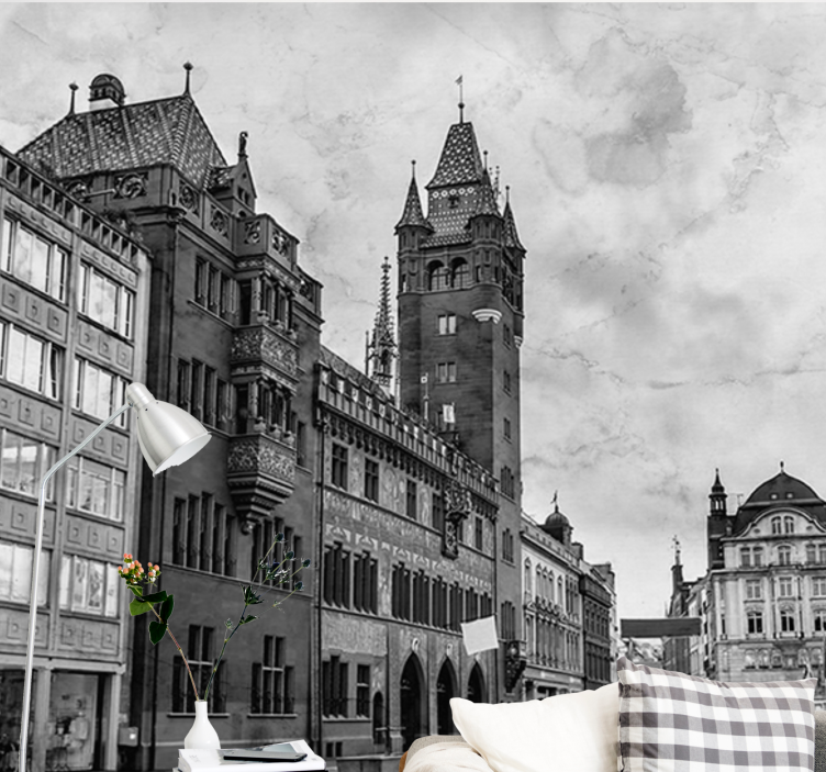 Fotomural ciudad Ciudad ocupada en suiza - TenVinilo