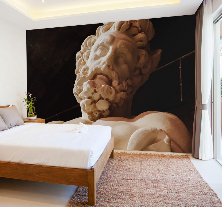 Mural arte clásico detalle de escultura clásica - TenVinilo