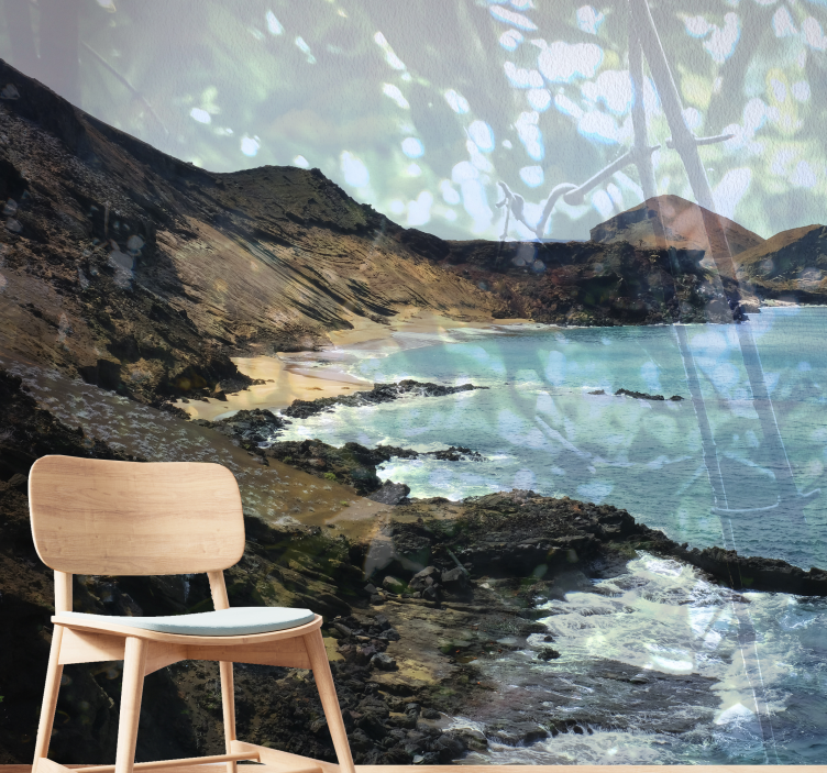 Fotomural mar Playa tropical de ecuador - TenVinilo