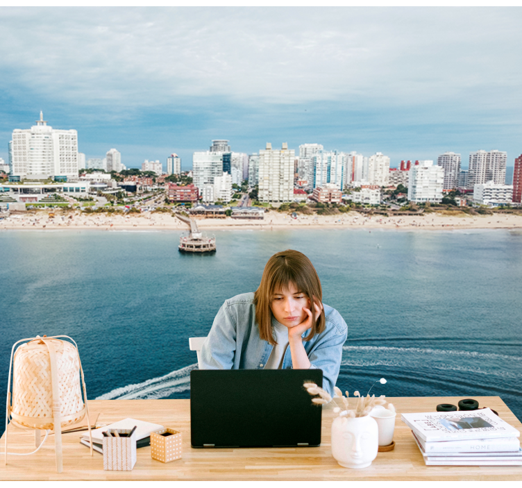 Fotomural mar Punta del este - TenVinilo