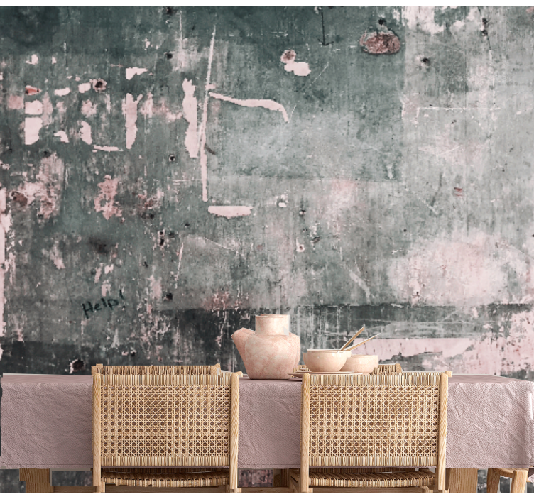 Mural de textura arte de superficie desgastada - TenVinilo