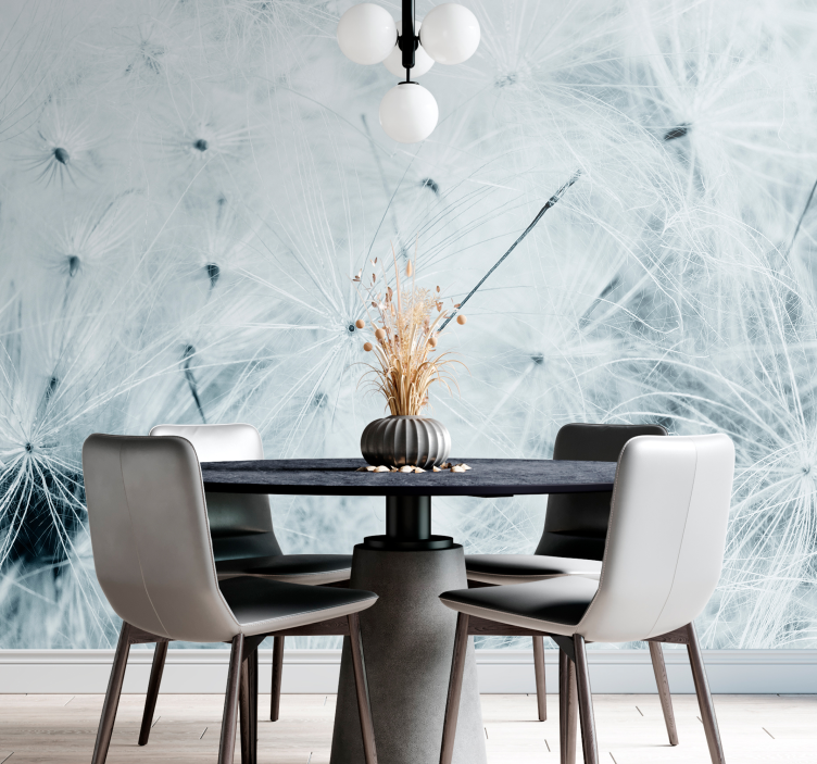 Fotomural diente de león Diente de león volador - TenVinilo