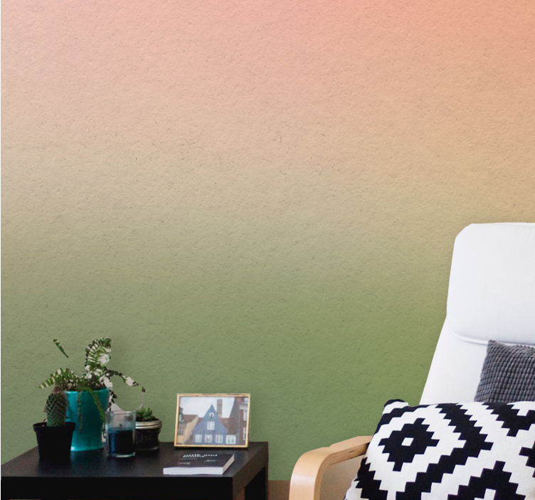 Fotomural abstracto Efecto ombre pastel estilo "kawaii" - TenVinilo