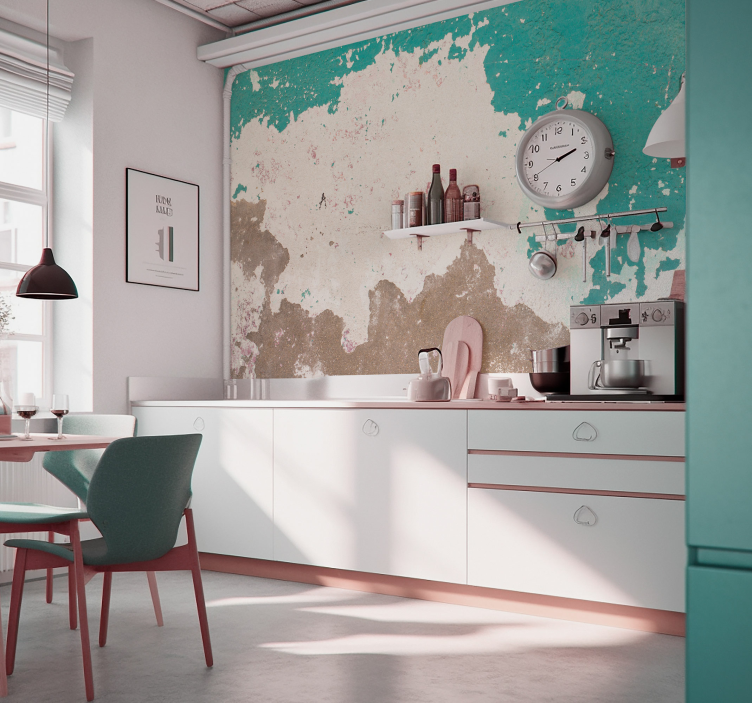 Fotomural texturas pared pelada grunge - TenVinilo