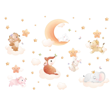 Mural para bebé dulces sueños - TenVinilo