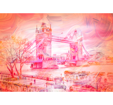 Fotomural Tower Bridge Londres Pintado - TenVinilo