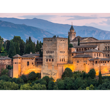 Fotomurales de ciudades Alhambra de Granada - TenVinilo