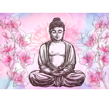 Mural Zen buda paisaje dormitorio salon - TenVinilo