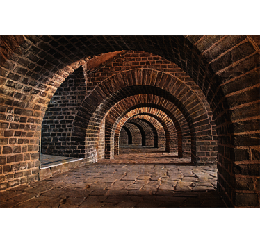 Foto mural 3d Túnel polaco - TenVinilo