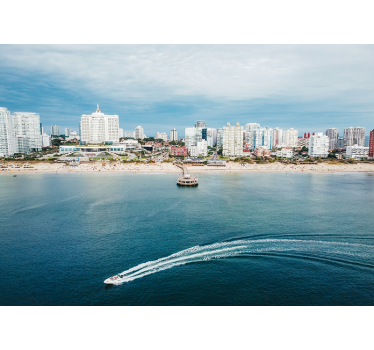 Mural de mar Punta del este - TenVinilo