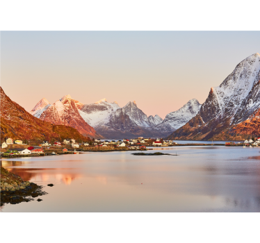 Fotomurales de ciudades Islas lofoten noruega - TenVinilo