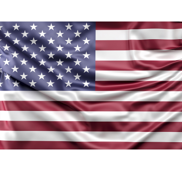 Papel mural pared bandera de Estados Unidos - TenVinilo