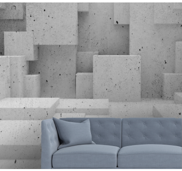 Foto mural 3d Formas concretas - TenVinilo