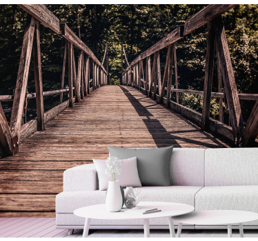 Foto mural 3d Puente viejo - TenVinilo