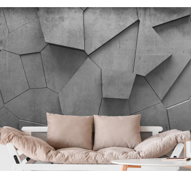 Foto mural 3d Textura de la pared de hormigón - TenVinilo