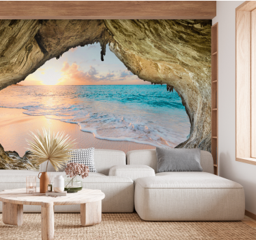 Foto mural 3d Vista al mar 3d - TenVinilo