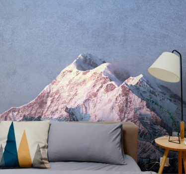 Fotomural montaña Monte everest nevado - TenVinilo