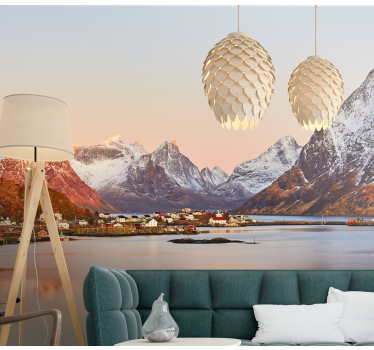 Fotomurales de ciudades Islas lofoten noruega - TenVinilo