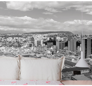 Fotomurales de ciudades Quito panorámica - TenVinilo