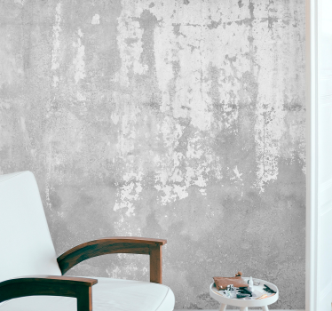 Papel pintado imitación hormigón Efecto de pared muy antiguo - TenVinilo