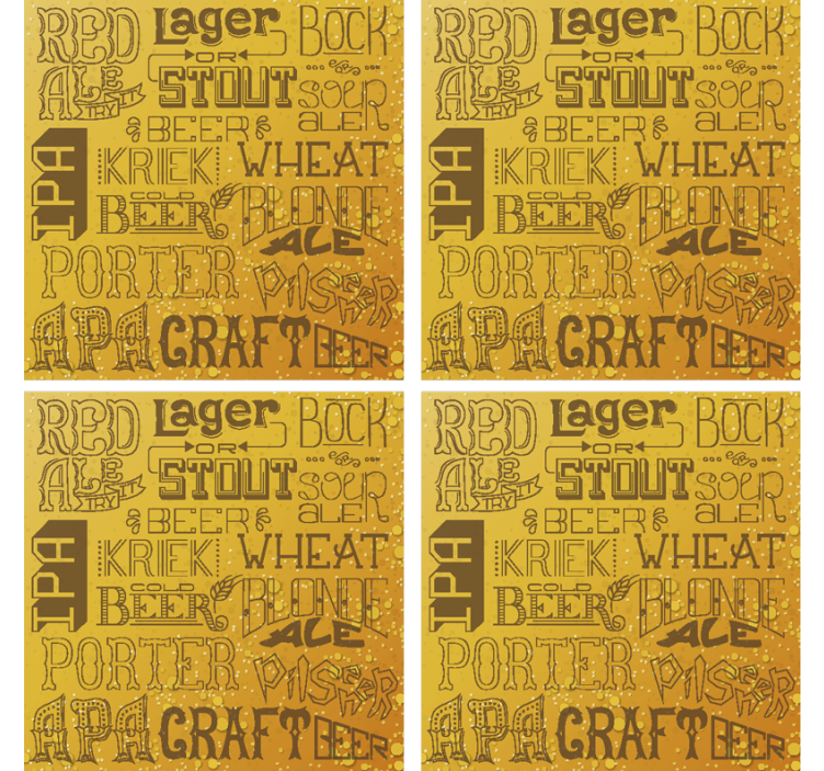 Posavasos de cerveza para bar  - TenVinilo