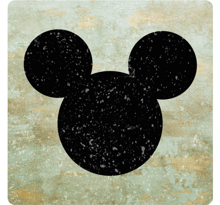 Posavasos vintage icono de dibujo animado clásico - TenVinilo