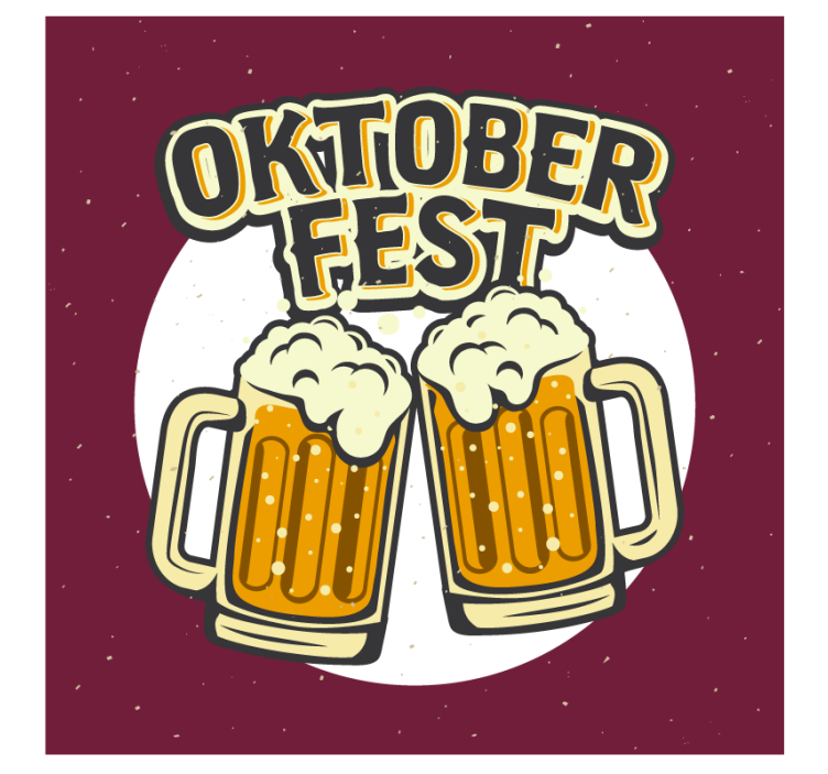 Posavasos cerveza tazas de cerveza alegres - TenVinilo