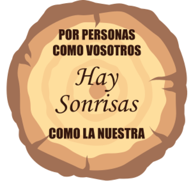 Posavasos boda Hoy sonrisas felices - TenVinilo