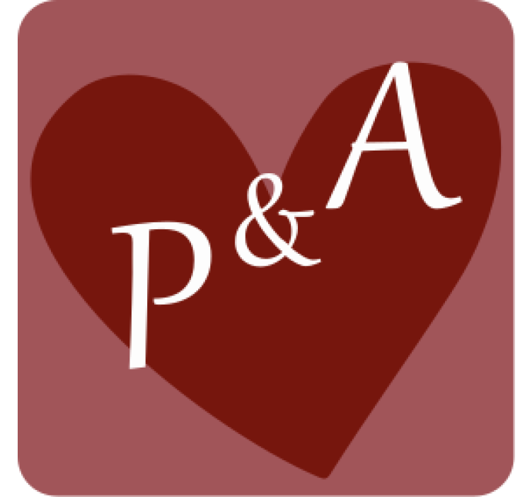 Posavasos boda Iniciales de novias en forma de corazón - TenVinilo