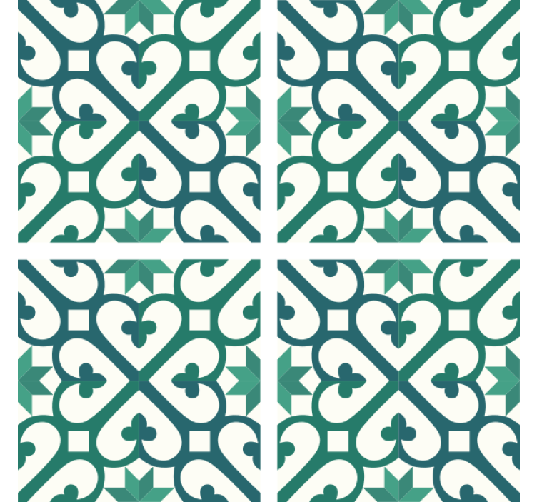 Posavasos con patrón geométrico intrincado - TenVinilo